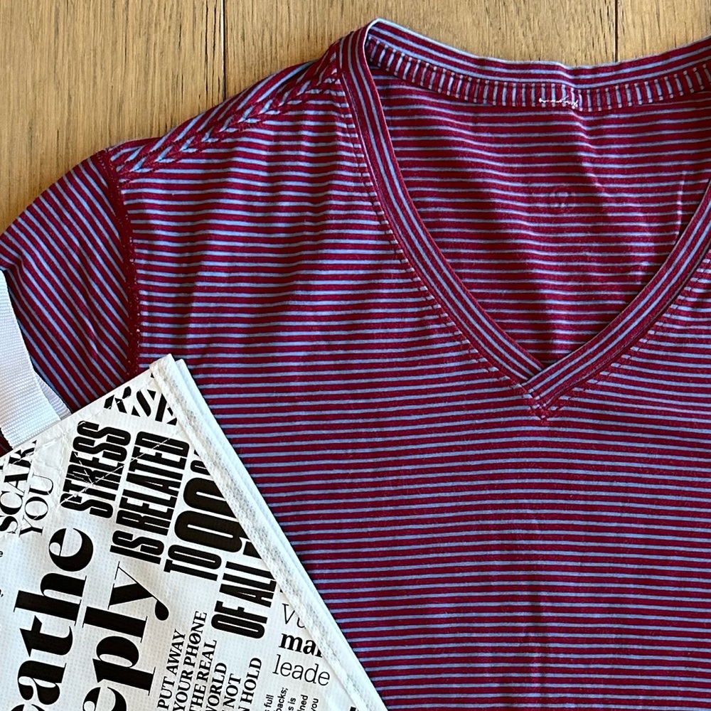 Lululemon 5 Year Basic V Neck Shirt